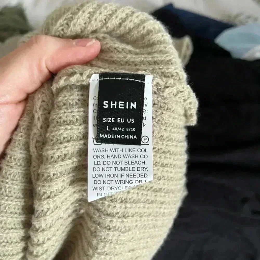 SHEIN Sweater cream top size L - Picture 4 of 4